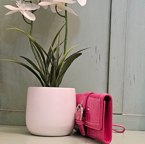 Vintage Coach Soho Genuine American Alligator Bag Clutch Wristlet 8940 (Pink) - Picture 5 of 14